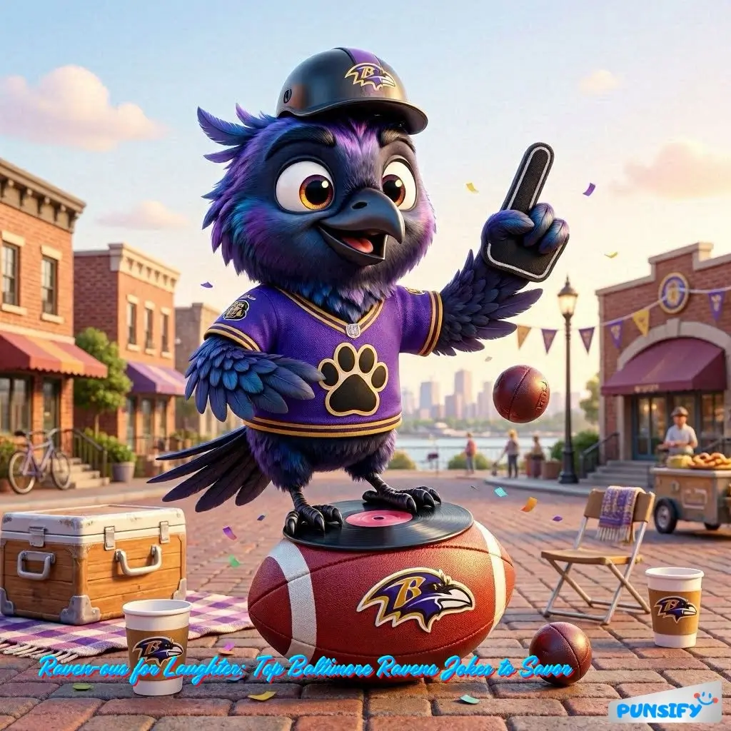 187+ Hilarious Baltimore Ravens Jokes & Puns That Will Tackle Your Funny Bone!