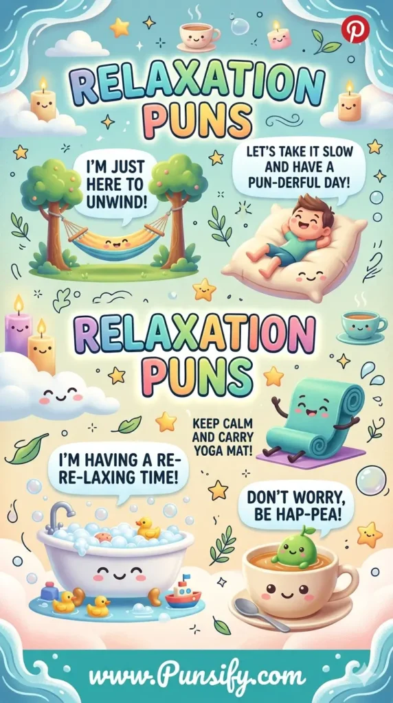 153+ Hilarious Relaxation Puns to Unwind and Brighten Your Day