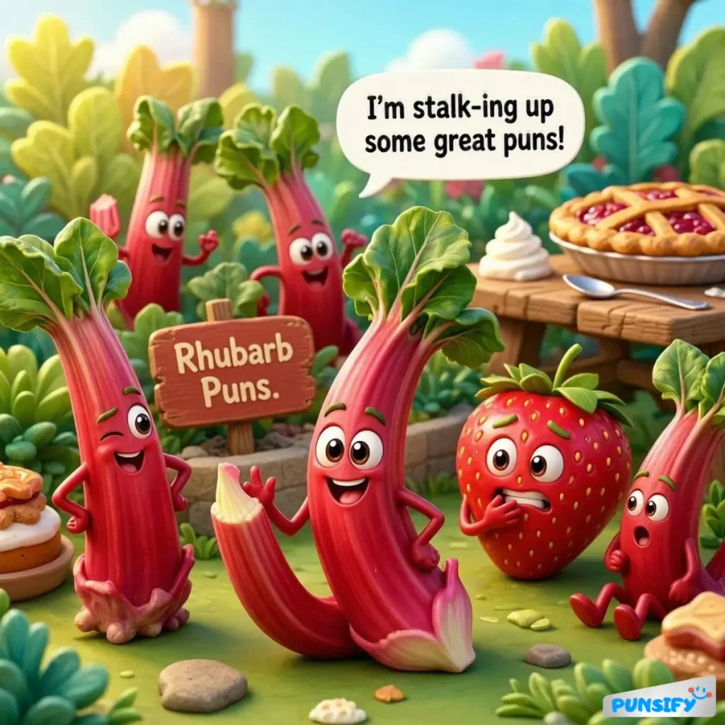 Rhubarb Puns