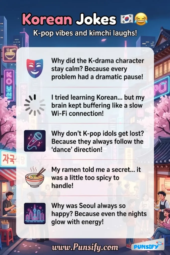 165+ Hilarity Rolling with Korean Jokes and Puns for Giggles Galore