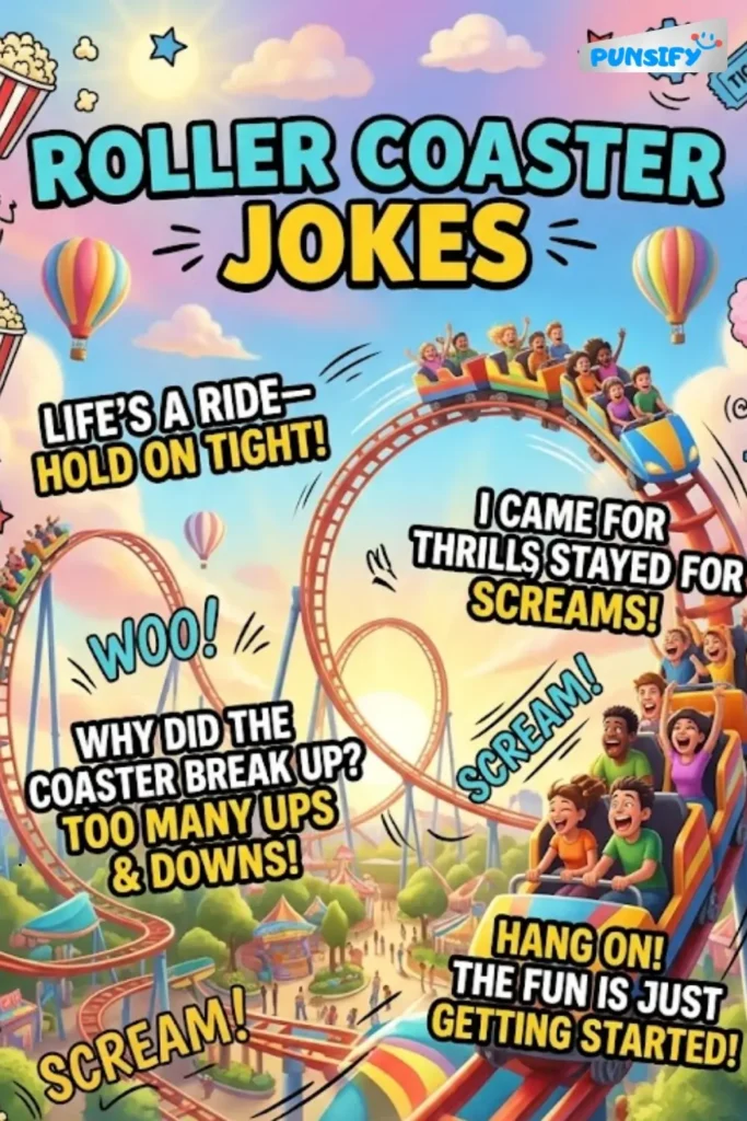 167+ Hilarious Roller Coaster Jokes for Thrilling Family Fun and Laughter
