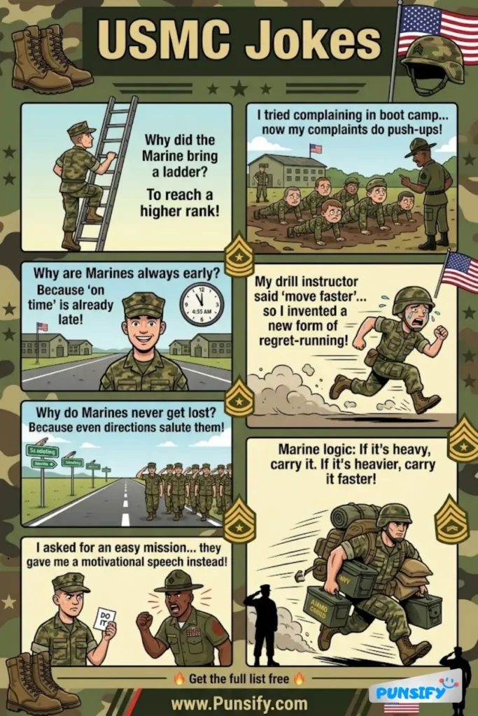 169+ Hilarious USMC Jokes & Puns That Will Have You Laughing Out Loud Today