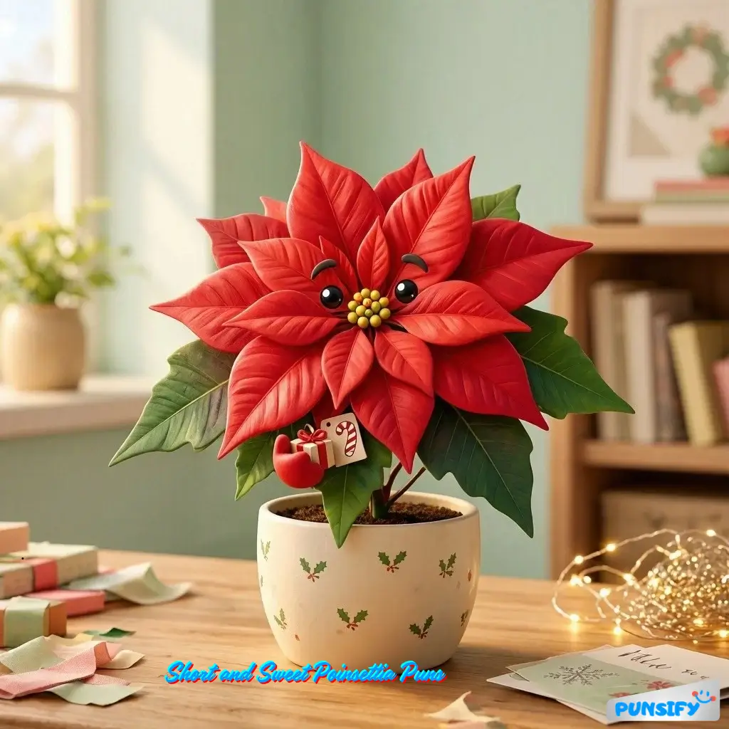 193+ Poinsettia Puns for a Festive and Fun Holiday Season