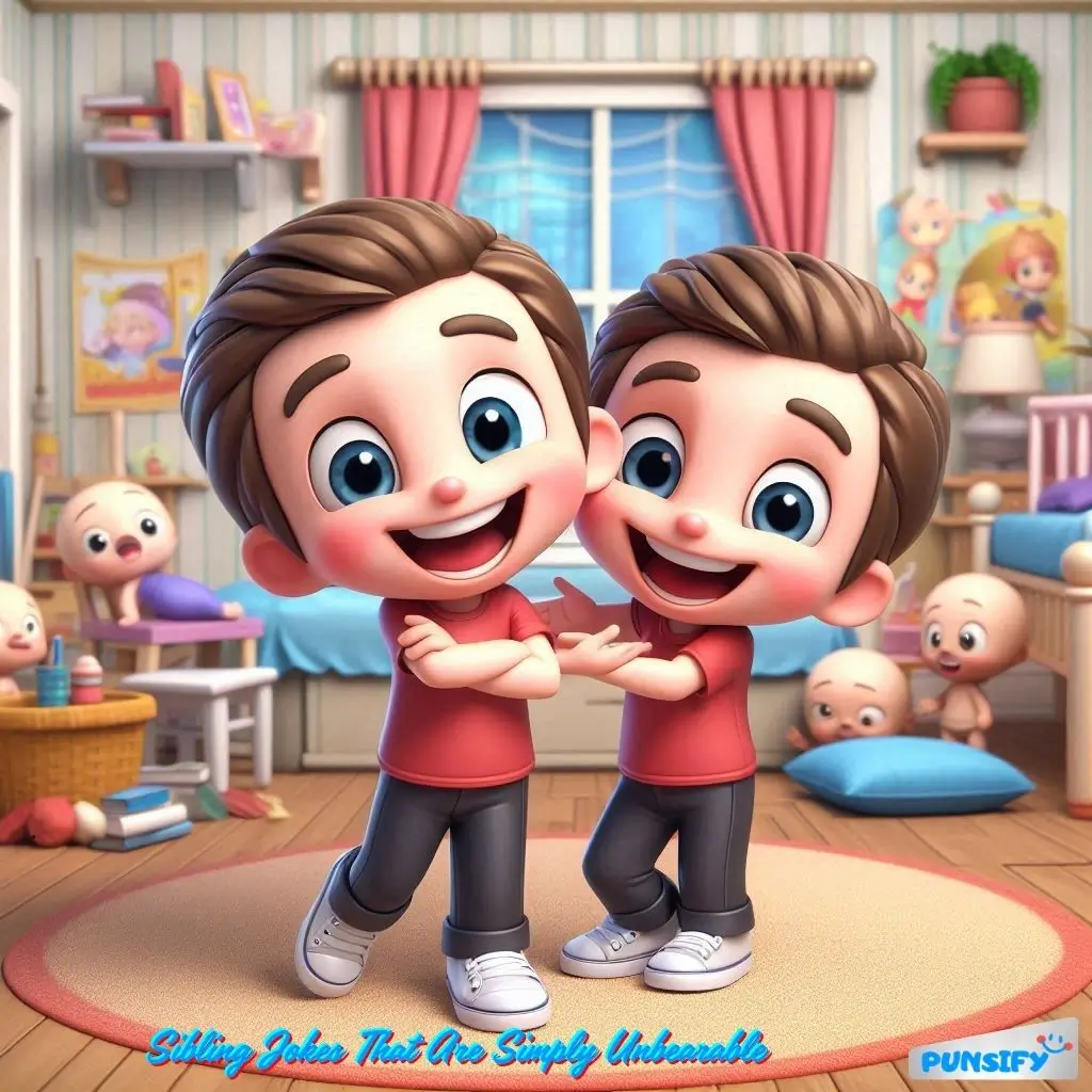 Laughter is Sibling Jokes and Puns with a Dash of 149+ Chuckles and Giggles