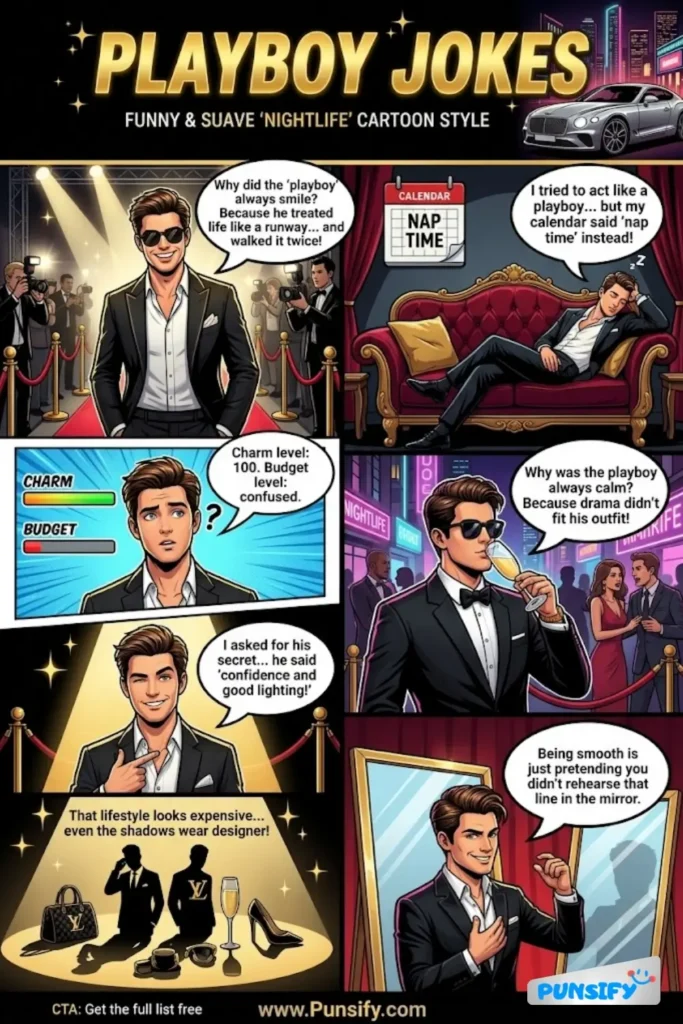 163+ Hilarious Playboy Jokes And Puns That Will Make You Chuckle and Smile