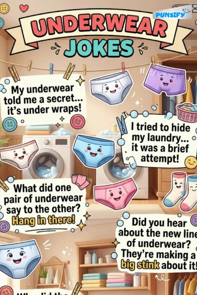 Laugh Your Pants Off with 145+ Underwear Jokes That Are Unbearably Funny