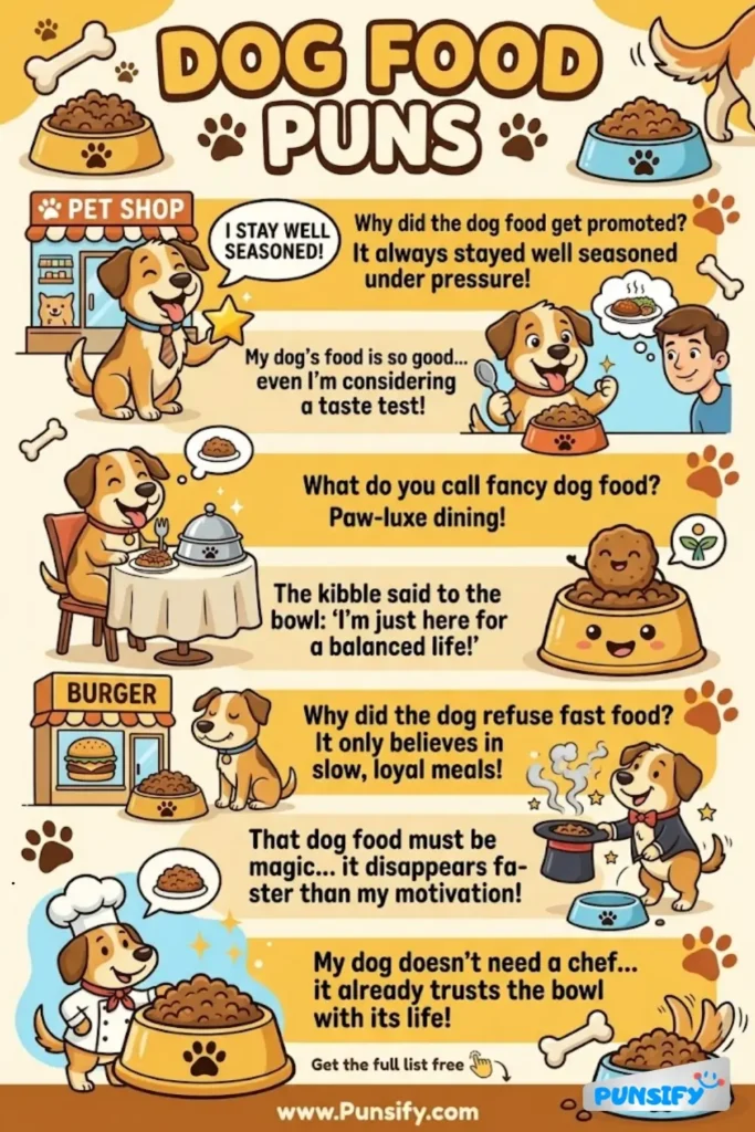 193+ Hilarious Dog Food Puns and Jokes That Will Make You Bark with Laughter
