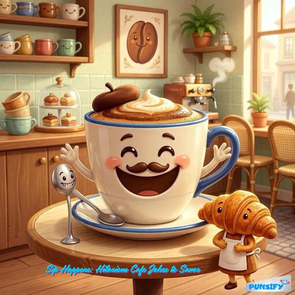 167+ Hilarious Cafe Jokes & Puns Brewing Laughter Stronger Than Your Morning Cup!