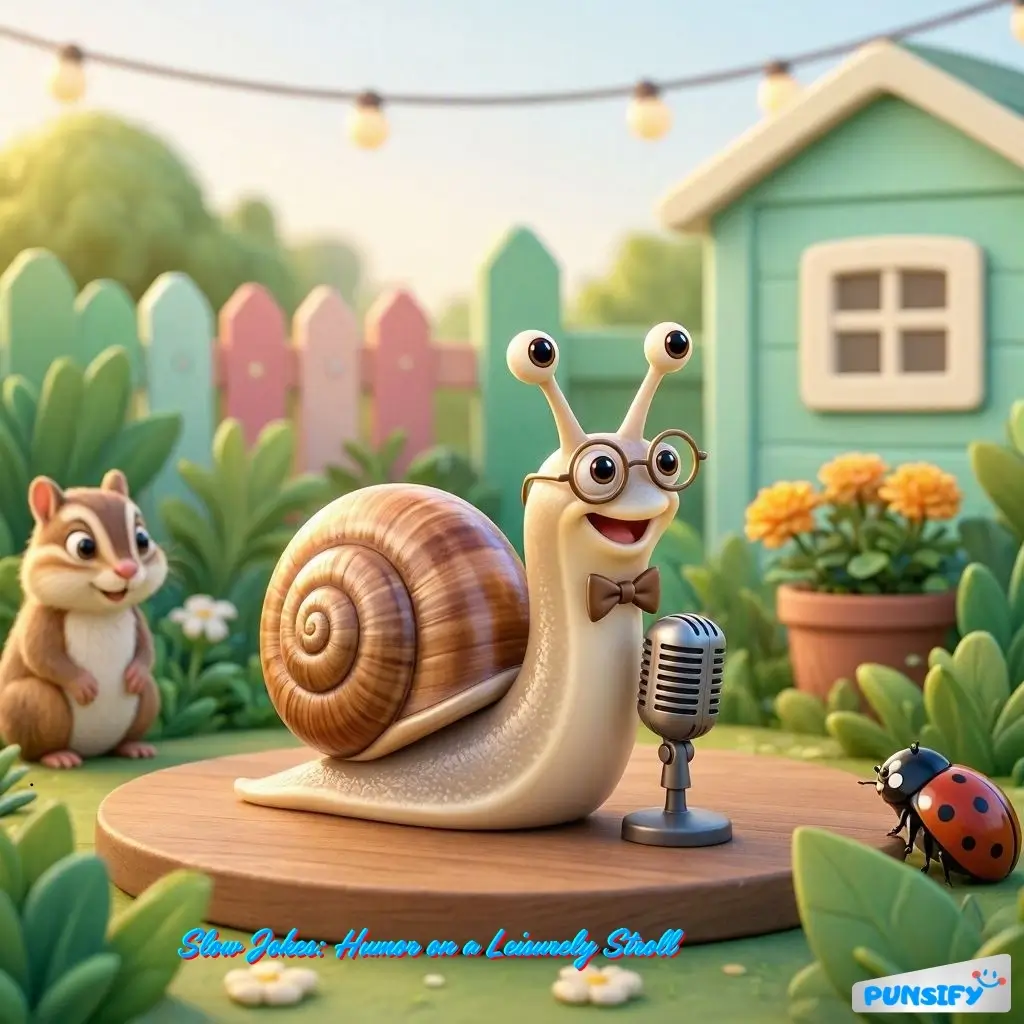 Laughter at a Snail's Pace: 167+ Slow Jokes to Tickle Your Funny Bone