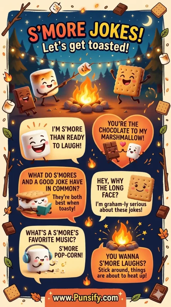 195+ Hilarious Smore Jokes for Sweet Laughs and Family Fun Adventures