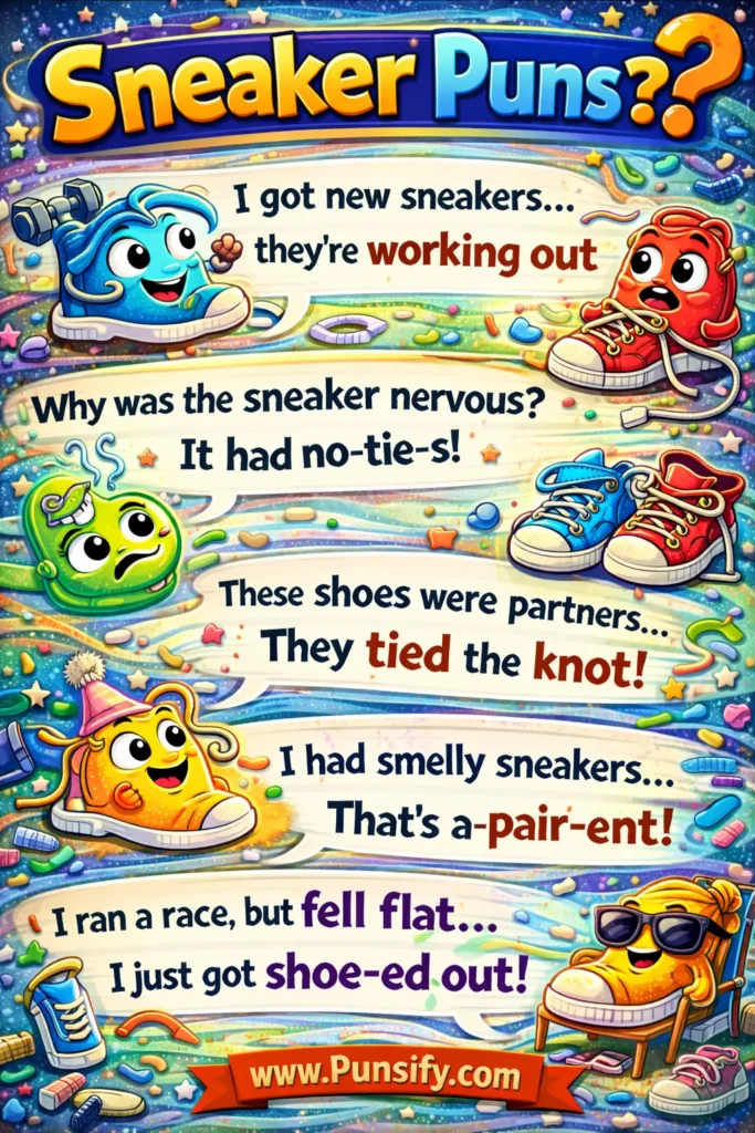 159+ Hilarious Sneaker Puns That Will Make You Laugh and Step Up Your Game