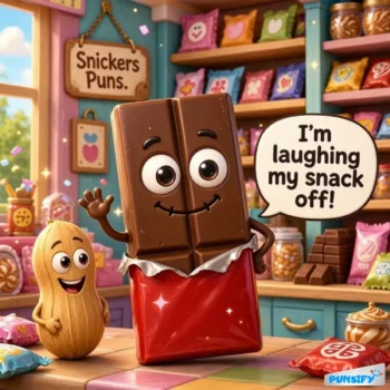 183+ Snickers Puns That Will Make You Laugh Out Loud Today