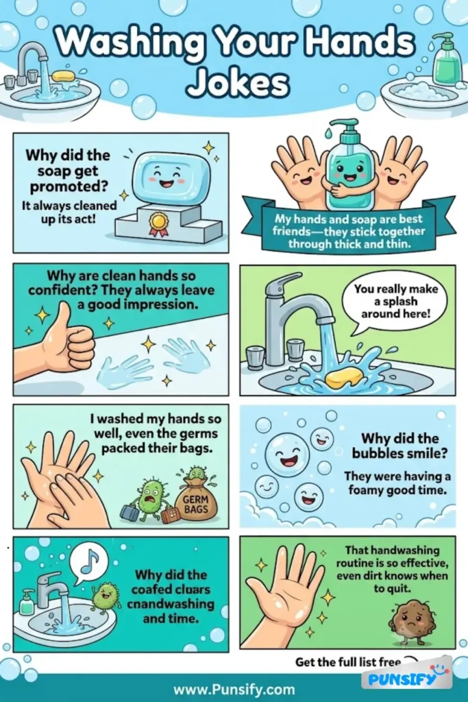 159+ Hilarious Washing Your Hands Jokes & Puns to Make You Laugh and Clean Up