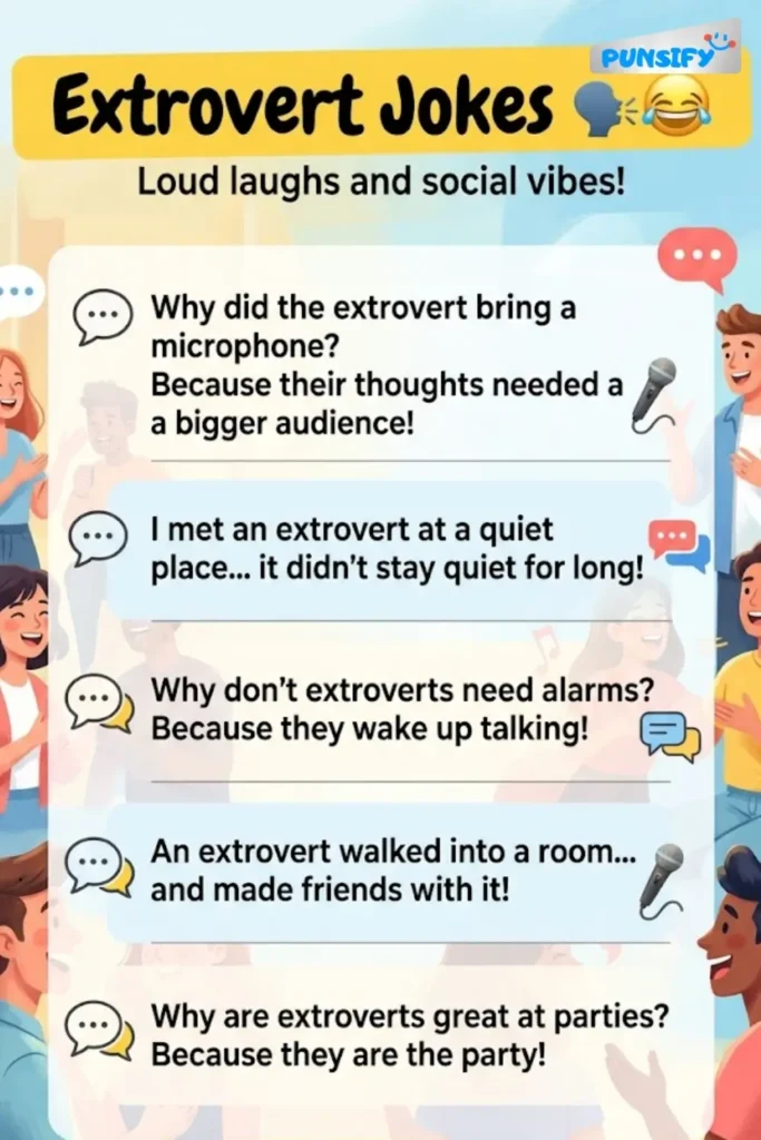 153+ Giggle Power with Extrovert Jokes and Puns to Brighten Your Day!