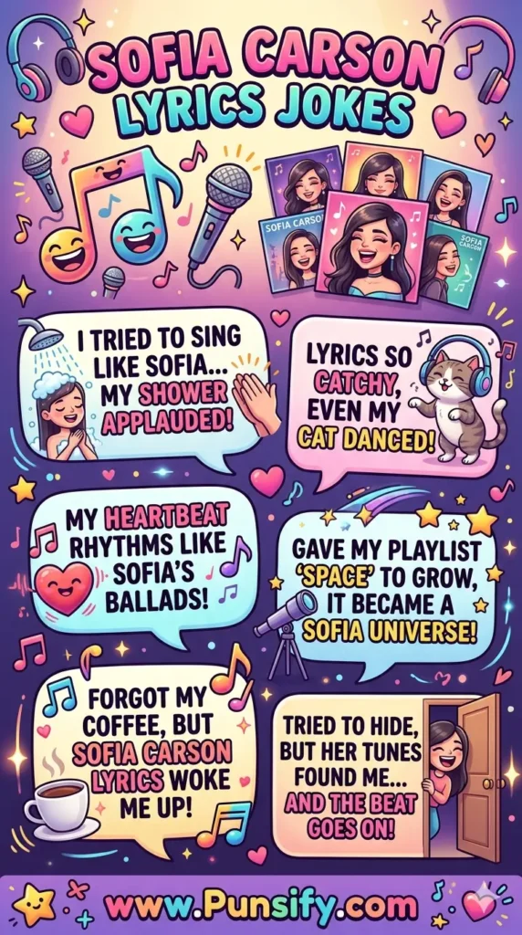 163+ Hilarious Sofia Carson Lyrics Jokes for Endless Fun and Laughter