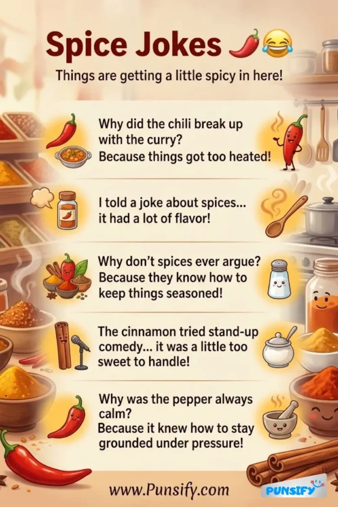 157+ Hilarious Spice Jokes and Puns to Add Flavor to Your Day and Brighten Smiles