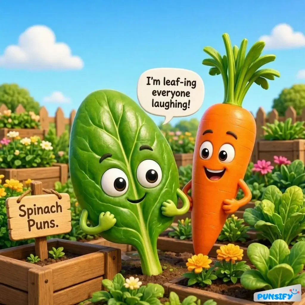 Spinach Puns