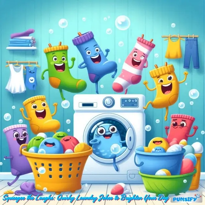 Squeegee the Laughs Quirky Laundry Jokes to Brighten Your Day