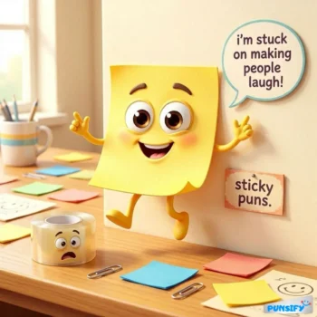 165+ Hilarious Sticky Puns & Jokes That Will Make You Laugh Out Loud Today