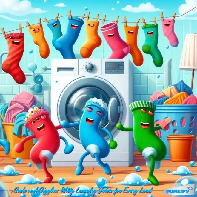 Suds and Giggles Witty Laundry Jokes for Every Load