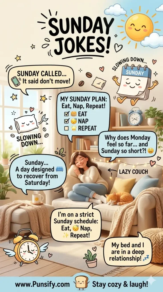 189+ Hilarious Sunday Jokes to Brighten Your Week with Laughter