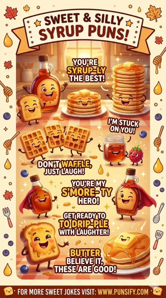 193+ Hilarious Syrup Puns That Will Stick With You and Make You Smile