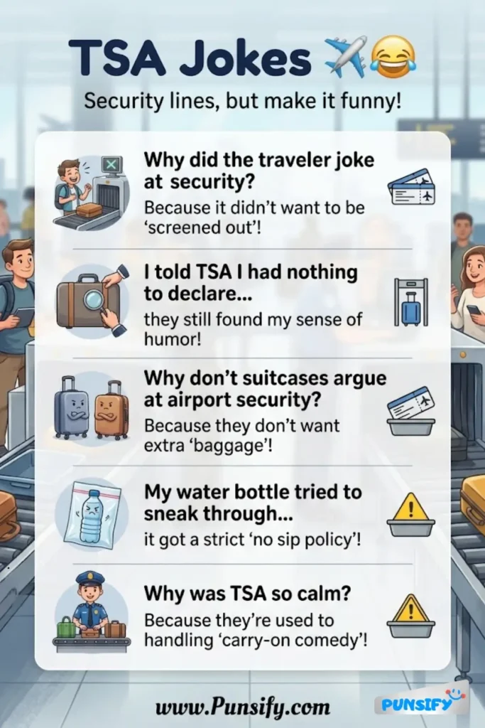 Laughter is the Best Medicine 123+ Tsa Jokes and Puns to Cure Your Gloomy Day
