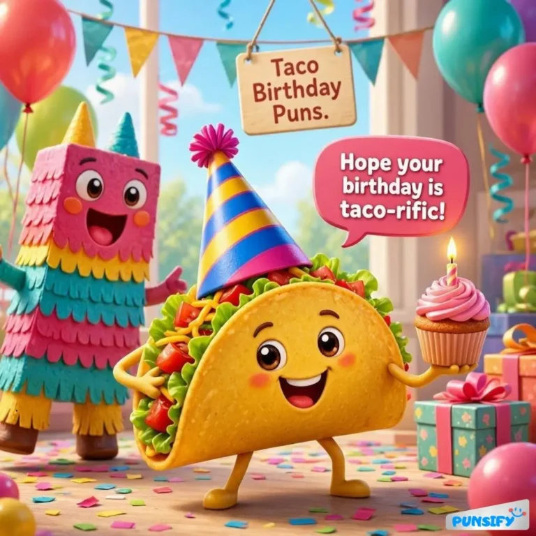 Taco Birthday Puns