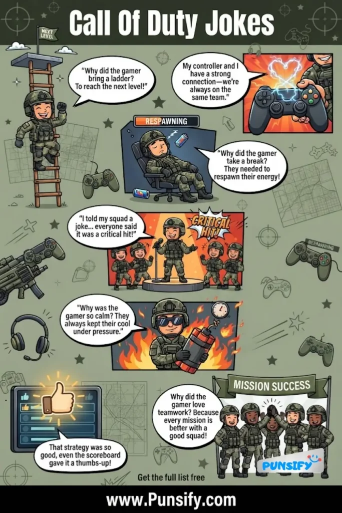 159+ Epic Call Of Duty Jokes That Will Have You Rolling in Laughter in 2026