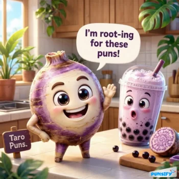 169+ Taro Puns to Make You Smile and Share the Fun