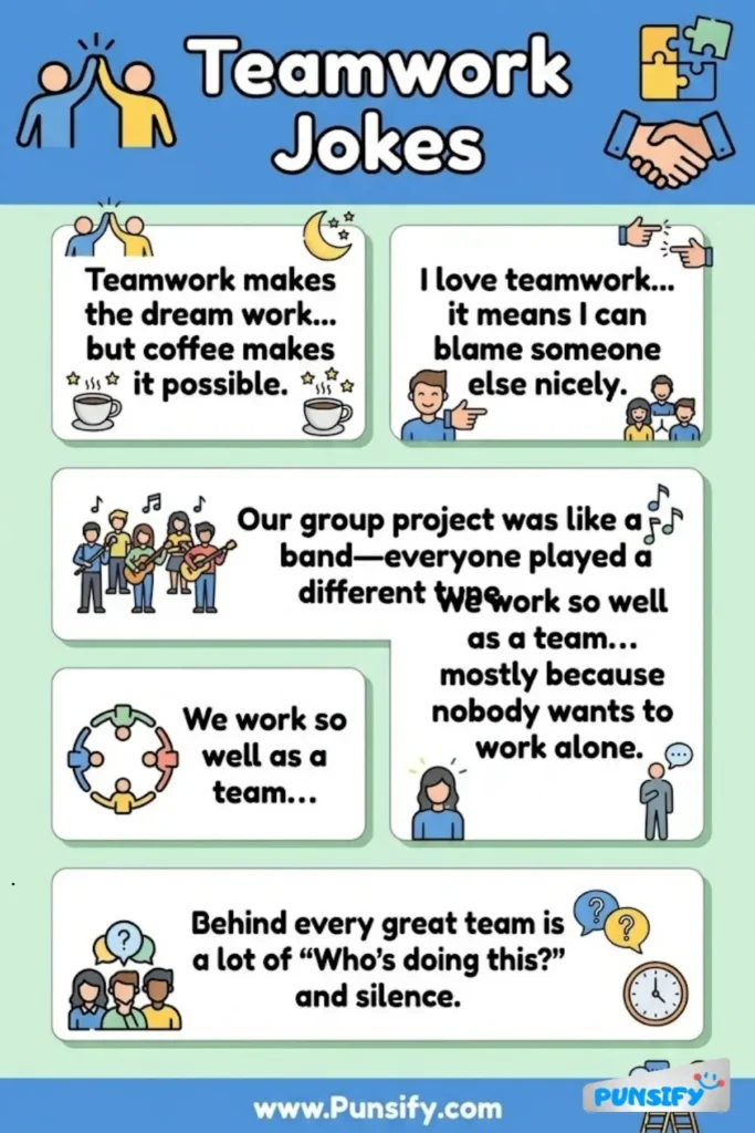 187+ Hilarious Teamwork Jokes and Puns to Boost Morale and Spark Laughter