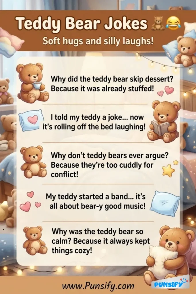 175+ Hilarious Teddy Bear Jokes and Puns That Will Tickle Your Funny Bone