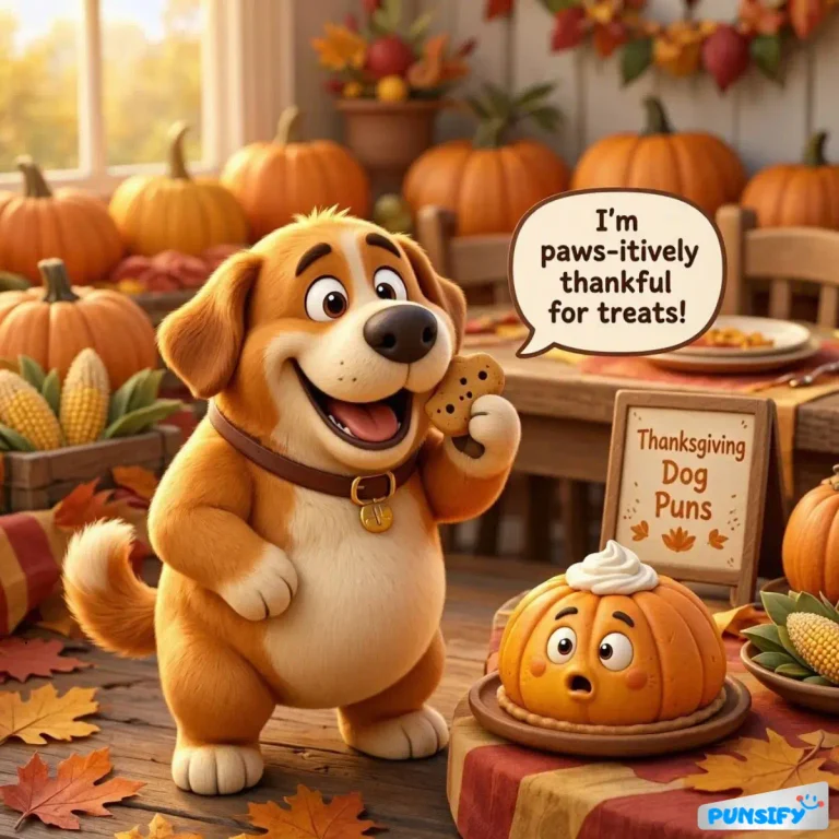 Thanksgiving Dog Puns