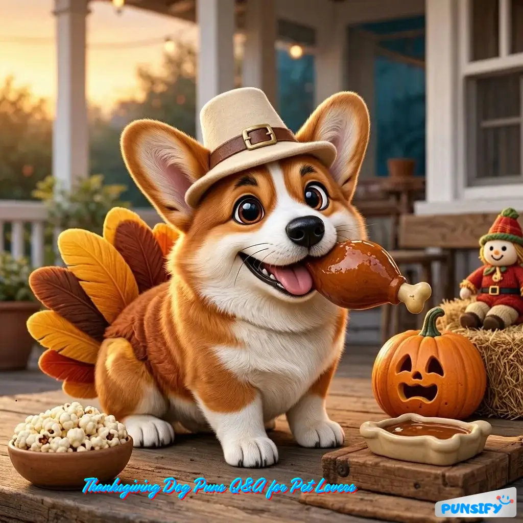 169+ Hilarious Thanksgiving Dog Puns to Make Your Holiday Paw-sitively Fun