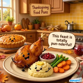 169+ Thanksgiving Food Puns to Spice Up Your Holiday Feast