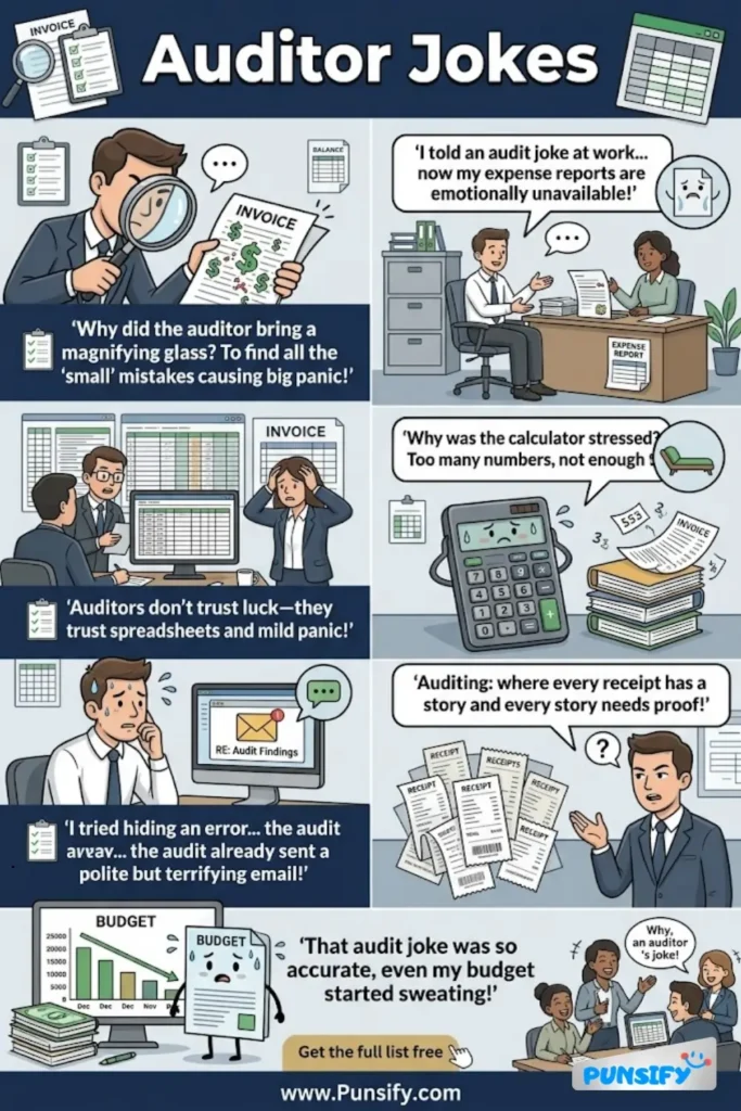 197+ Hilarious Auditor Jokes & Puns That Will Count on Your Laughter Meter!