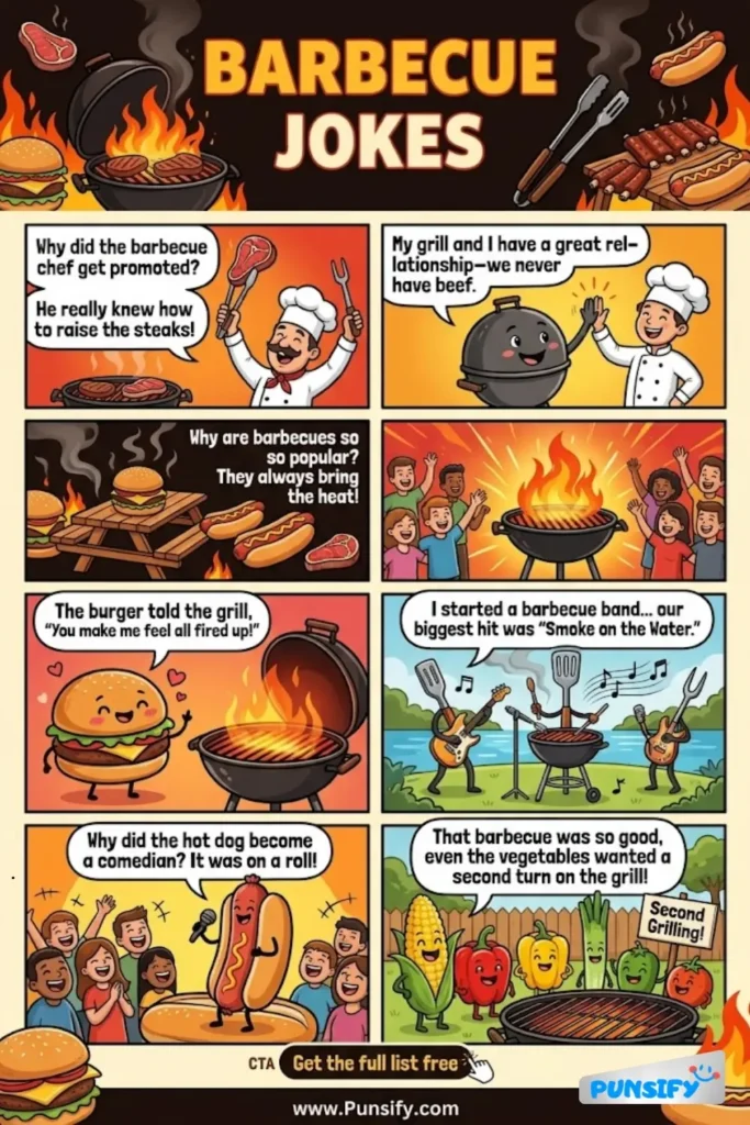 167+ Hilarious Barbecue Jokes & Puns That Will Have You Grilling with Laughter!