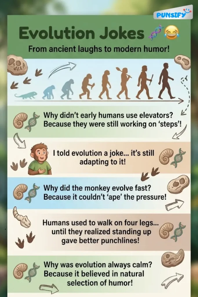 189+ Giggles in the Gene Pool with Evolution Jokes and Puns Galore!