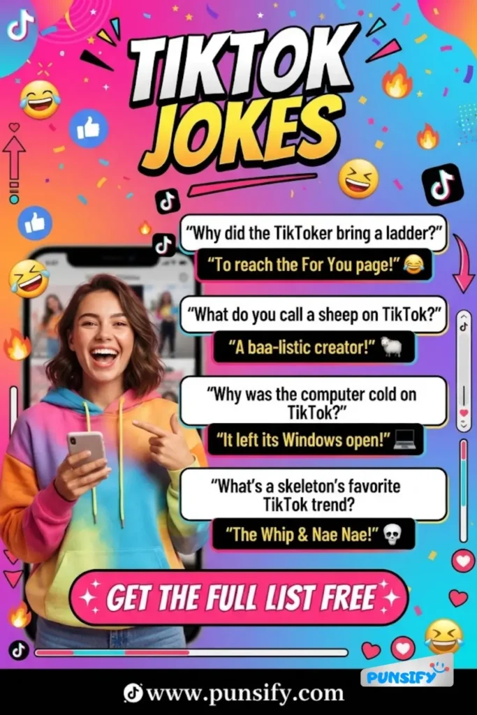 179+ Hilarious Tiktok Jokes That Will Brighten Your Day Instantly