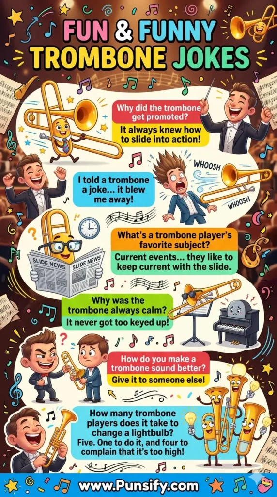 179+ Hilarious Trombone Jokes to Make You Laugh and Slide into Fun