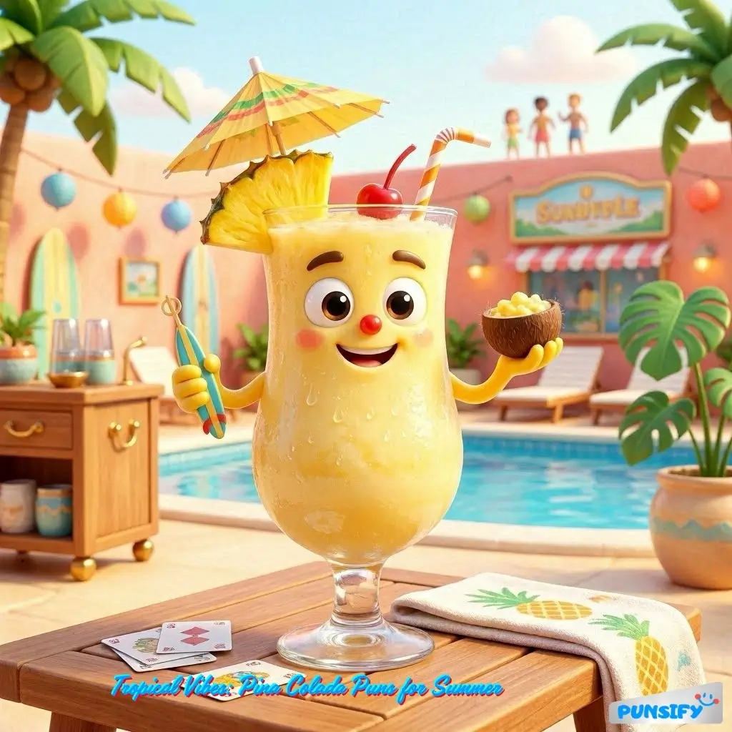 175+ Hilarious Pina Colada Puns & Jokes to Brighten Your Day and Sip Away