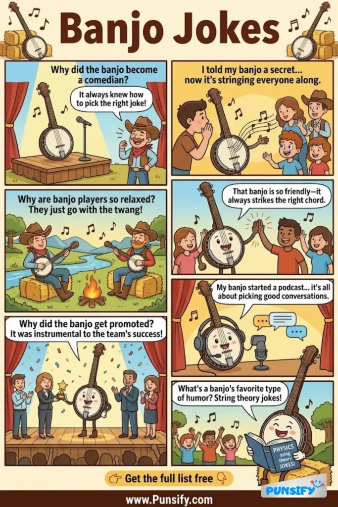 153+ Hilarious Banjo Jokes & Puns That'll Make You Strum with Laughter and Grin!