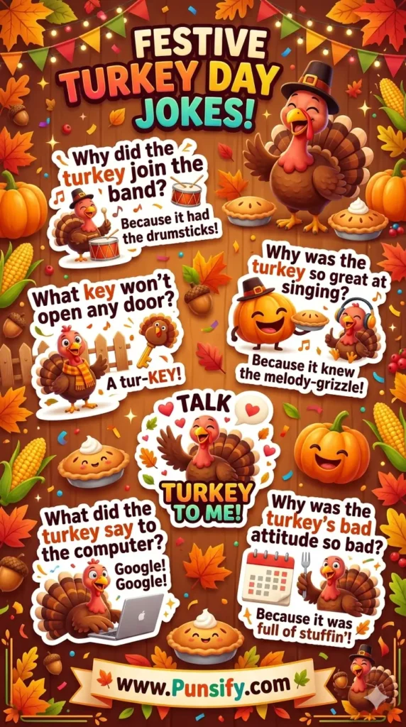 175+ Hilarious Turkey Day Jokes for a Gobble of Laughter with Family
