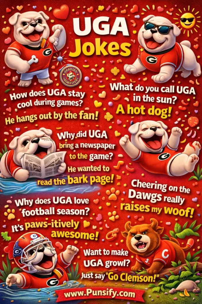 159+ Hilarious Uga Jokes That Will Make You Laugh Out Loud Today