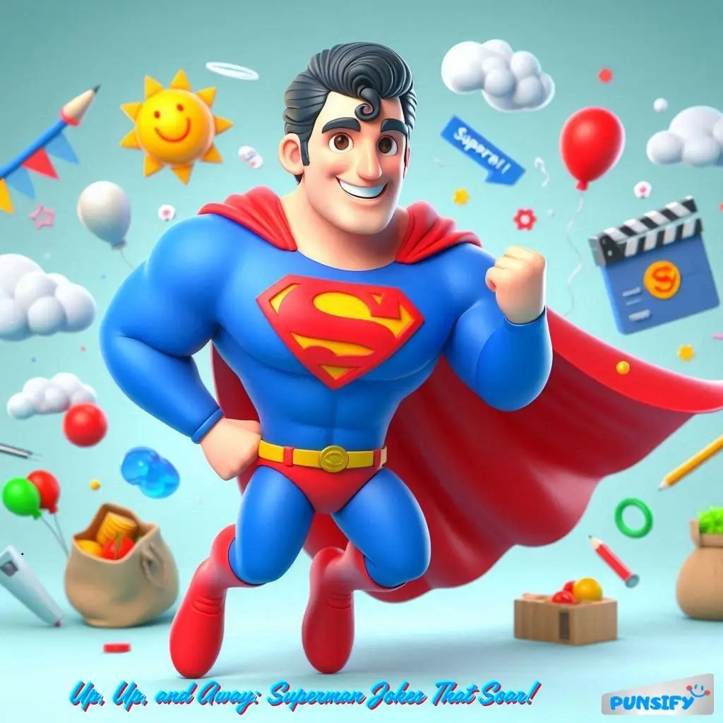 Up, Up, and Away with 139+ Superman Jokes and Puns That Will Lift Your Spirits