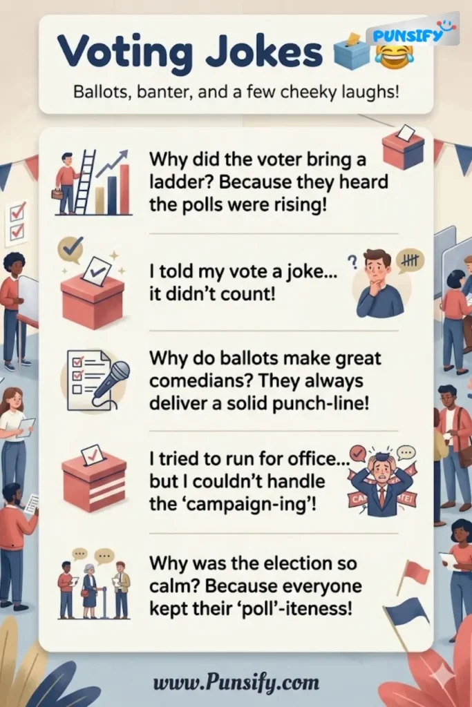 157+ Hilarious Voting Jokes That Will Make You Laugh and Vote Smart