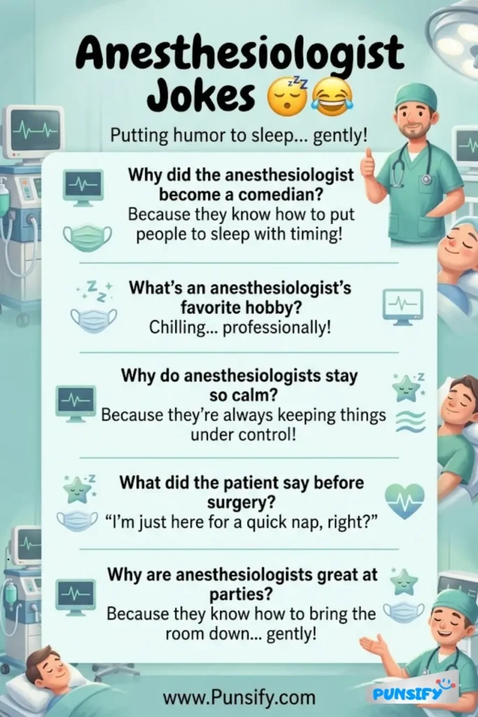165+ Laughs for Days with Anesthesiologist Jokes and Puns Galore
