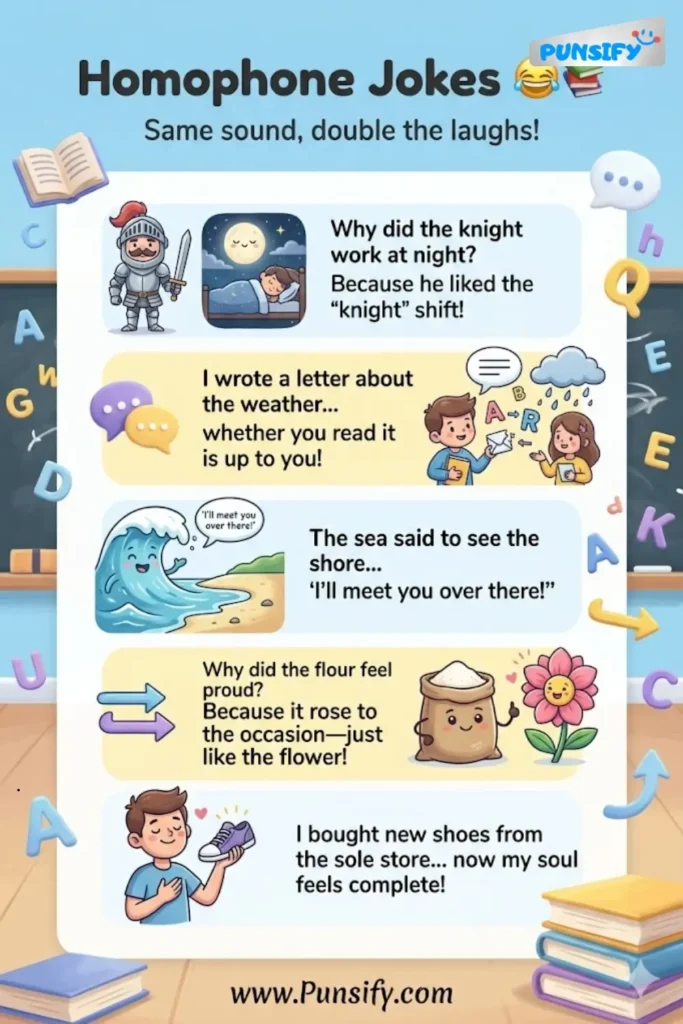 167+ Hilariously Homophone Jokes and Puns to Make You Crack Up!