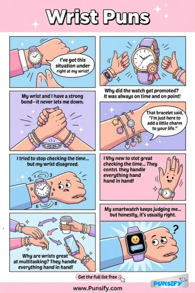 183+ Hilarious Wrist Puns & Jokes That Will Make You Laugh and Stretch Your Imagination