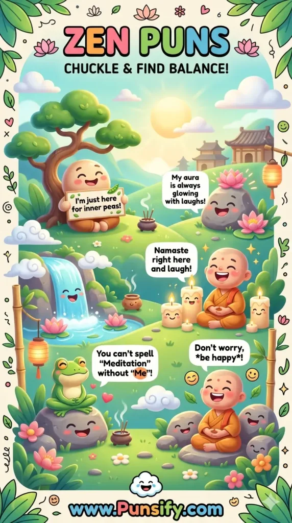 187+ Hilarious Zen Puns to Enlighten Your Day with Laughter and Joy
